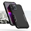Military Grade Shockproof Hybrid Armor Case for iPhone 14 - Black