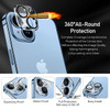 Privacy Tempered Glass Screen Protector + Camera Lens Protector for iPhone 14