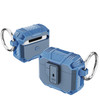 Carbon Series TUFF Hybrid Case with Secure Lock Clip for AirPods Pro (2nd Generation) - Blue