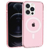 MagSafe Compatible Slim Transparent Case for iPhone 14 Pro Max - Pink