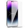 Tough Shield Snap-on Transparent Case and Tempered Glass Screen Protector for iPhone 14 Pro Max - Green