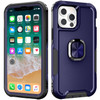 Military Grade TUFF Ultra Hybrid Case with Ring Grip for iPhone 11 - Navy Blue