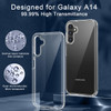 Fusion Shield Tough Snap-on Transparent Case for Samsung Galaxy A14 5G - Clear