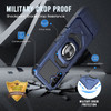 Robotic Series Hybrid Case with Ring Grip for Samsung Galaxy A14 5G - Blue