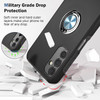 360 Rotating Ring Grip Hybrid Case for Samsung Galaxy A14 5G - Black
