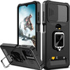 Military Grade All-In-One Ring Stand Card Case for Samsung Galaxy A14 5G - Black
