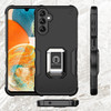 Military Grade Shockproof Hybrid Armor Case with Ring Grip for Samsung Galaxy A14 5G - Black