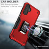 Military Grade Shockproof Hybrid Armor Case with Ring Grip for Samsung Galaxy A14 5G - Red