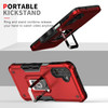 Military Grade Shockproof Hybrid Armor Case with Ring Grip for Samsung Galaxy A14 5G - Red