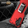 Military Grade Shockproof Hybrid Armor Case with Ring Grip for Samsung Galaxy A14 5G - Red
