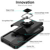 Military Grade All-In-One Ring Stand Card Case for Motorola Moto G Play 2023 - Black