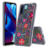 Fusion Shield Tough Snap-on Case for Motorola Moto G Play 2023 - Flowers