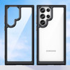 Fusion Shield Tough Snap-on Transparent Case for Samsung Galaxy S23 Ultra - Black
