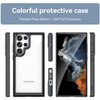 Fusion Shield Tough Snap-on Transparent Case for Samsung Galaxy S23 Ultra - Black