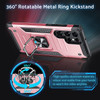Robust Series Hybrid Case with Ring Grip for Samsung Galaxy S23 Ultra - Rose Gold