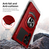 Robotic Series Hybrid Case with Ring Grip for Samsung Galaxy S23 Ultra - Red