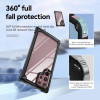 Tough Shield Snap-on Transparent Case for Samsung Galaxy S23 Ultra - Black