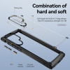 Tough Shield Snap-on Transparent Case for Samsung Galaxy S23 Ultra - Black