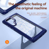 Tough Shield Snap-on Transparent Case for Samsung Galaxy S23 Ultra - Blue