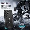 Military Grade Hybrid Case with Ring Grip for Samsung Galaxy S23 Ultra - Black