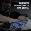 Military Grade Hybrid Case with Ring Grip for Samsung Galaxy S23 Ultra - Blue