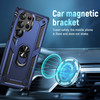 Military Grade Hybrid Case with Ring Grip for Samsung Galaxy S23 Ultra - Blue