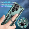 Military Grade Hybrid Case with Ring Grip for Samsung Galaxy S23 Ultra - Green