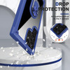 Tough Shield Snap-on Transparent Case with Ring Grip for Samsung Galaxy S23 Ultra - Blue