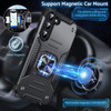 Robust Series Hybrid Case with Ring Grip for Samsung Galaxy S23 - Black