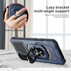 Military Grade Robotic Series Hybrid Case with Ring Grip for Samsung Galaxy S23 - Navy Blue