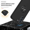 360 Rotating Ring Grip Hybrid Case for Samsung Galaxy S23 - Black