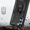Military Grade Hybrid Case with Ring Grip for Samsung Galaxy S23 - Black