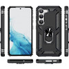 Military Grade Hybrid Case with Ring Grip for Samsung Galaxy S23 - Black