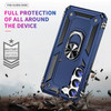 Military Grade Hybrid Case with Ring Grip for Samsung Galaxy S23 - Blue