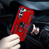 Military Grade Hybrid Case with Ring Grip for Samsung Galaxy S23 - Red