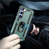 Military Grade Hybrid Case with Ring Grip for Samsung Galaxy S23 - Green