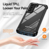 Tough Shield Snap-on Transparent Case for Samsung Galaxy S23 - Black