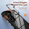 Tough Shield Snap-on Transparent Case for Samsung Galaxy S23 - Black