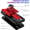 Military Grade All-In-One Ring Stand Card Case for Samsung Galaxy S23 - Red