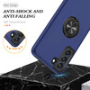 360 Rotating Ring Grip Hybrid Case for Samsung Galaxy S23 Plus - Blue