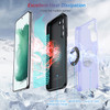 360 Rotating Ring Grip Hybrid Case for Samsung Galaxy S23 Plus - Purple