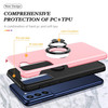 360 Rotating Ring Grip Hybrid Case for Samsung Galaxy S23 Plus - Pink