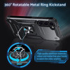 Robust Series Hybrid Case with Ring Grip for Samsung Galaxy S23 Plus - Black