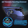 Robust Series Hybrid Case with Ring Grip for Samsung Galaxy S23 Plus - Blue
