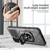 Robotic Series Hybrid Case with Ring Grip for Samsung Galaxy S23 Plus - Black