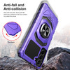 Robotic Series Hybrid Case with Ring Grip for Samsung Galaxy S23 Plus - Purple