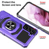 Robotic Series Hybrid Case with Ring Grip for Samsung Galaxy S23 Plus - Purple