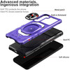 Robotic Series Hybrid Case with Ring Grip for Samsung Galaxy S23 Plus - Purple