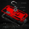 Military Grade Hybrid Case with Ring Grip for Samsung Galaxy S23 Plus - Red