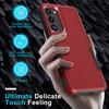 Military Grade TUFF Hybrid Case for Samsung Galaxy S23 Plus - Red
